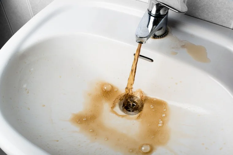 tap water is brown